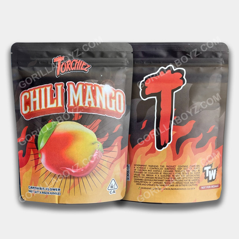 Chili Mango 3.5 gram mylar bags