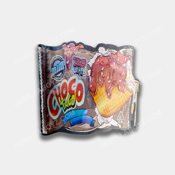 Choco Taco 16 oz mylar bags