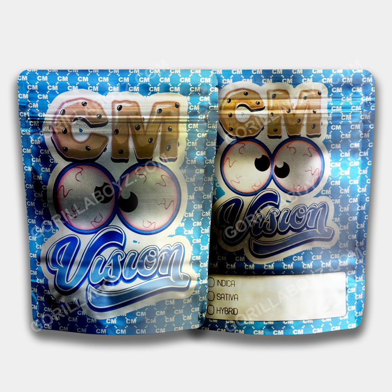 Cookie Monster Holographic mylar bags 3.5 grams
