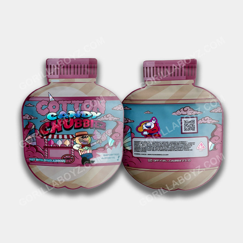 Cotton Candy Chubbiez mylar bags 3.5 grams