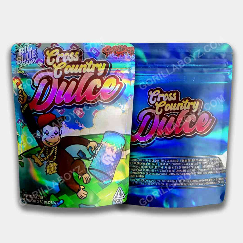 Cross Country Dulce Holographic mylar bags 3.5 grams