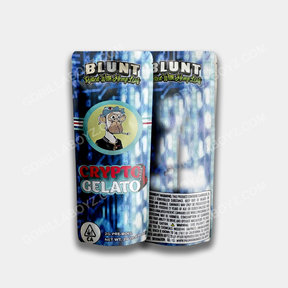Peanut Butter Crypto Gelato (2 Grams) Pre Roll Packaging – Gorilla