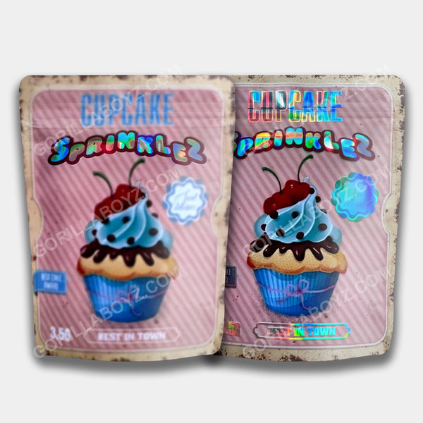 Cupcake Sprinklez Mylar Bag 3.5 Grams