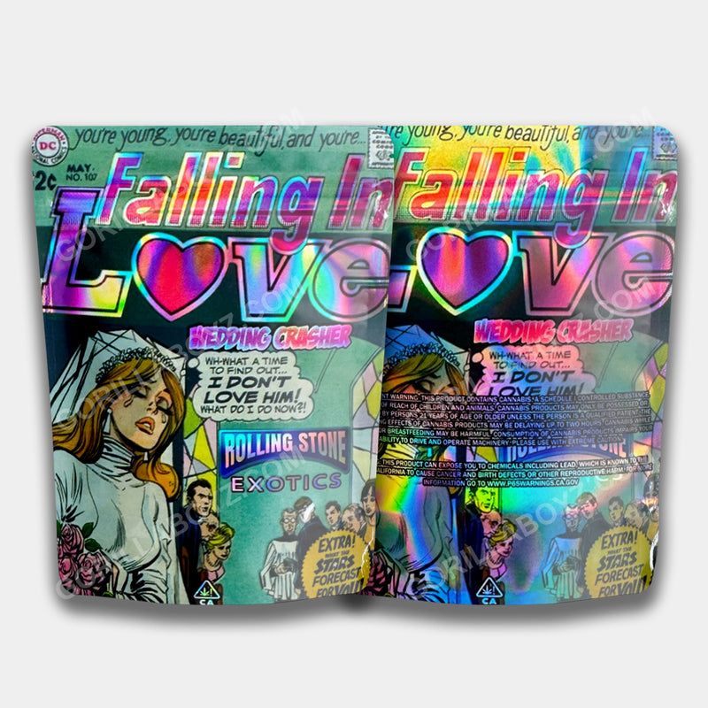 Falling In Love 3.5 gram mylar bags