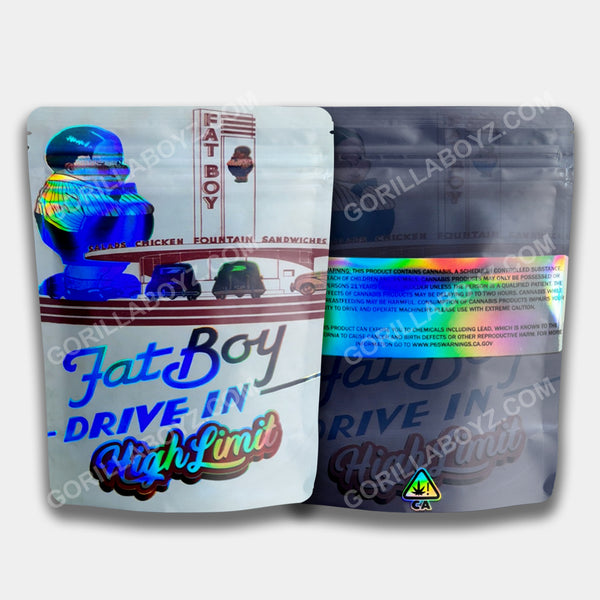 Fat Boy Drive In 3.5 gram mylar bags
