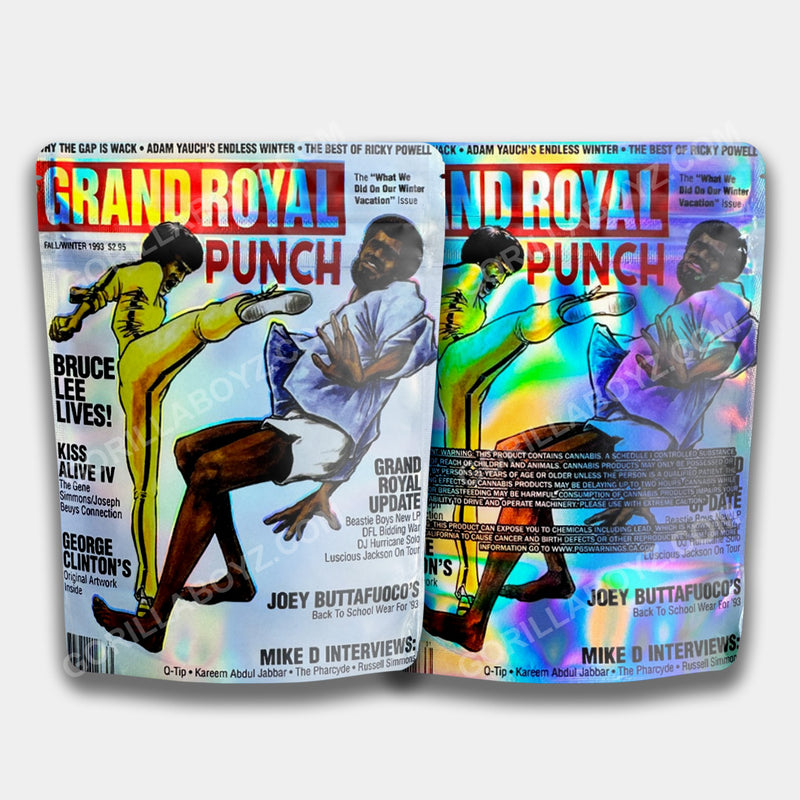 Grand Royal Punch mylar bags 3.5 grams