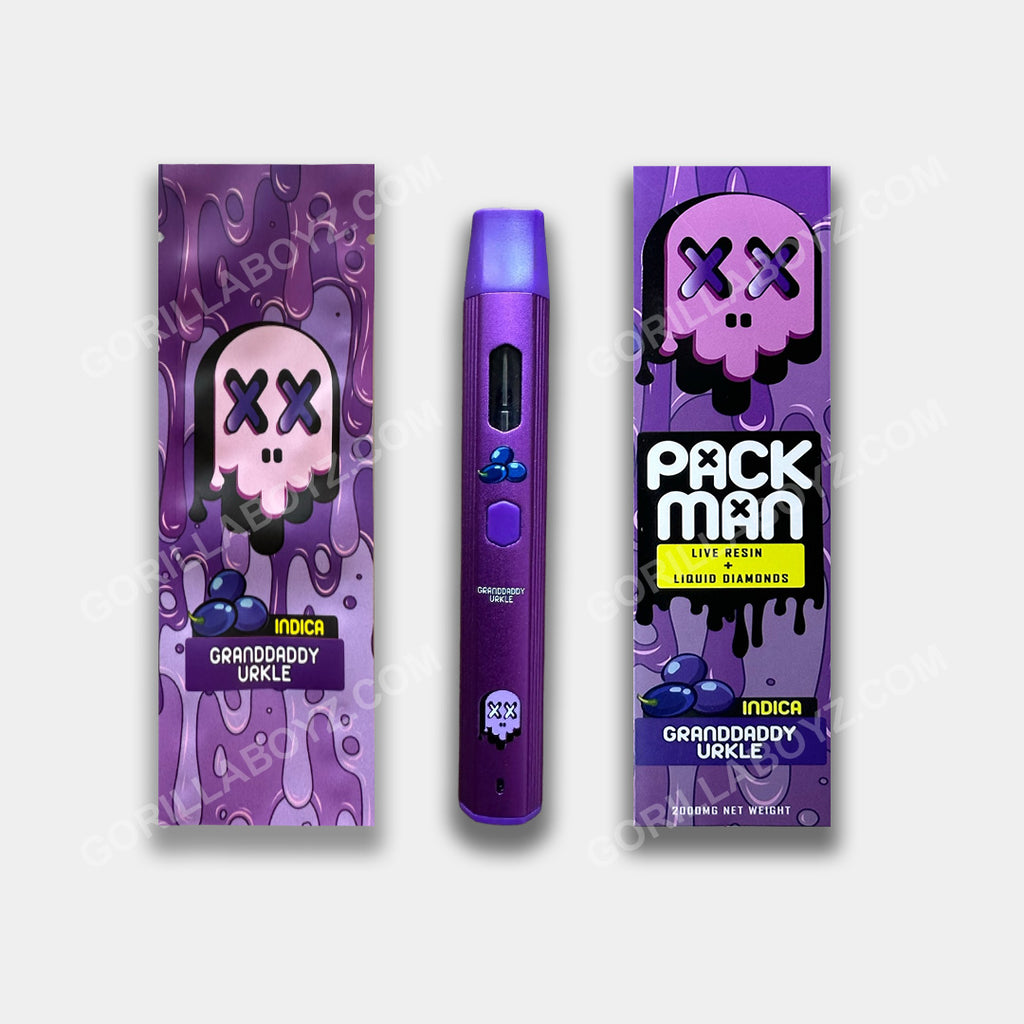 Packman Granddaddy Urkle Empty Disposable Carts (Packaging) – Gorilla ...