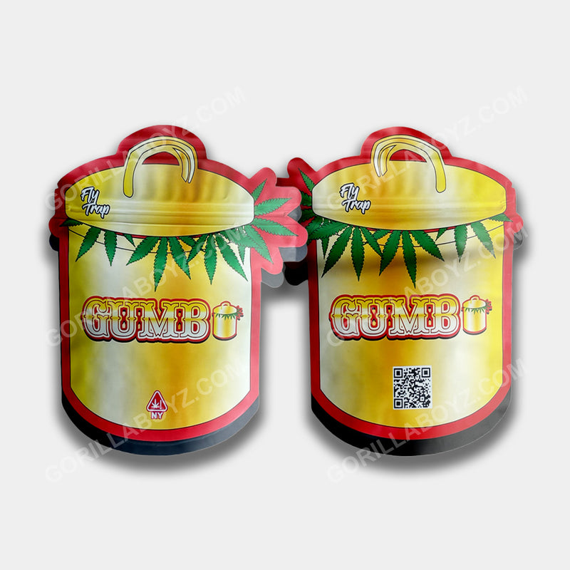 Gumbo Pot mylar bags 3.5 grams
