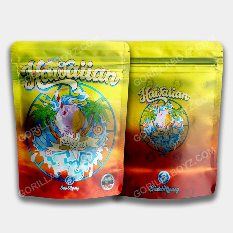 Hawaiian Holographic mylar bags 3.5 grams