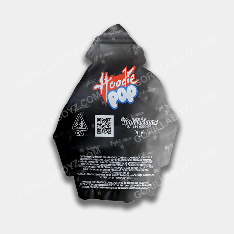 Hoodie Pop 1 lb mylar bags 