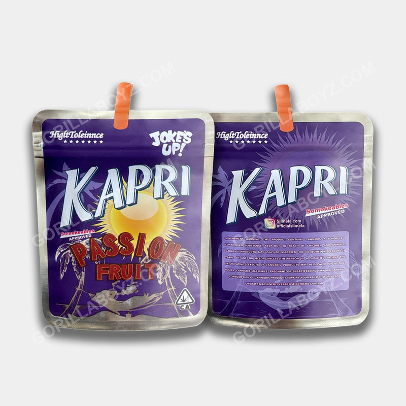 Kapri Passion Fruit mylar bags 3.5 grams