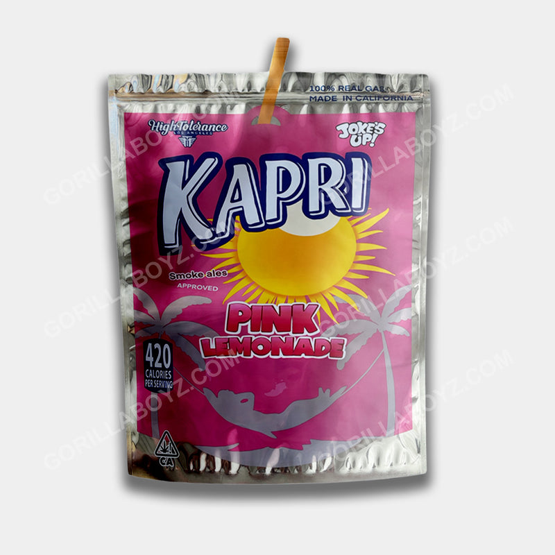 Kapri Pink Lemonade mylar bags 1 lb