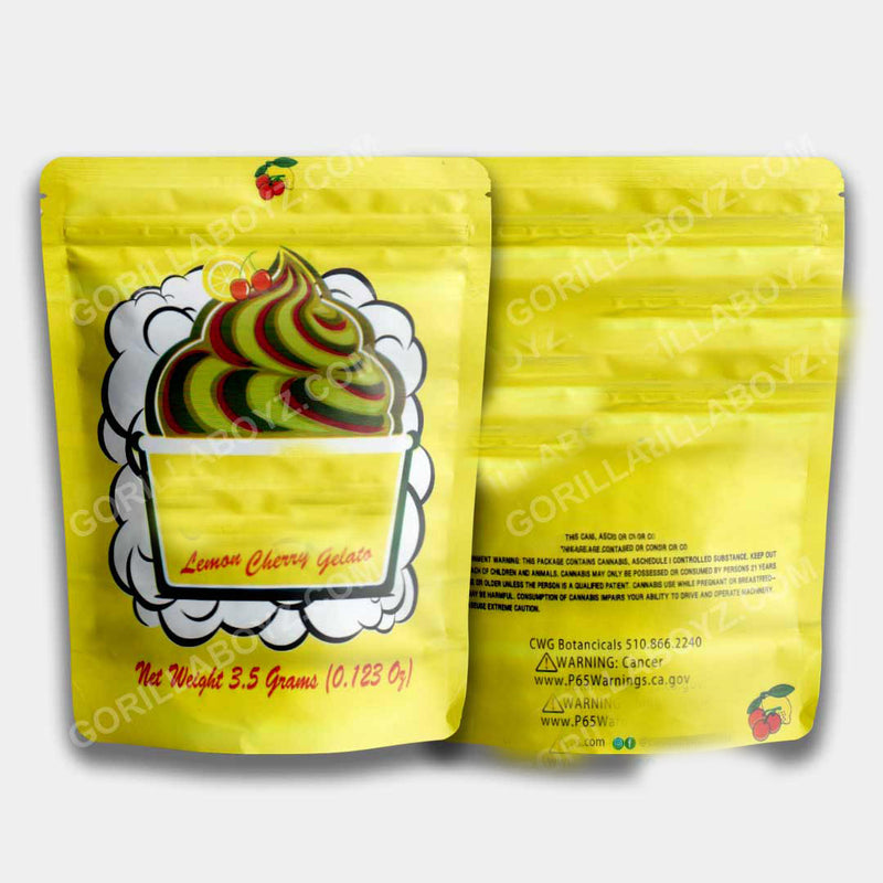 Lemon Cherry Gelato Mylar Bag 3.5 Grams