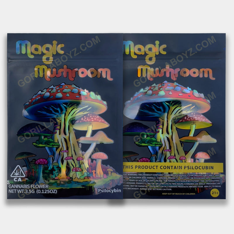 Magic Mashroom (Empty) Mylar Bag 3.5 Grams