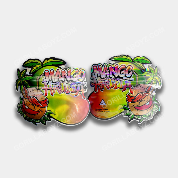 Mango Haupia mylar bags 3.5 grams