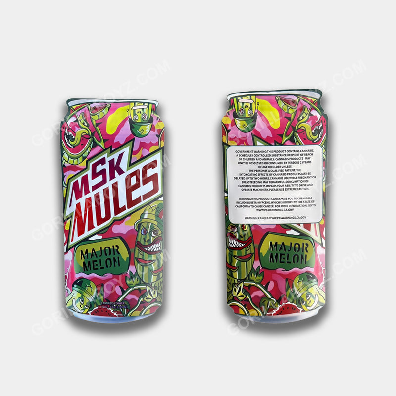 Msk Mules Major Melon Mylar Bag 3.5 Grams | Smell Proof Gorilla Boyz Inc Msk Mules Major Melon Mylar Bag 3.5 Grams | Smell Proof Gorilla Boyz Inc