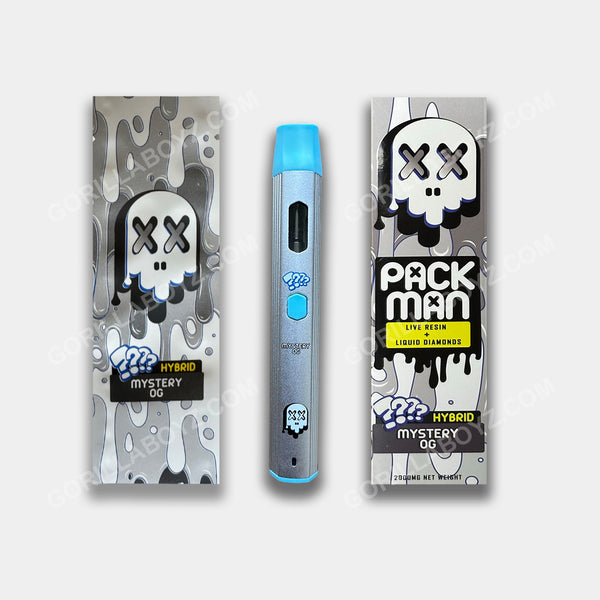 Packman Mystery OG empty disposable carts