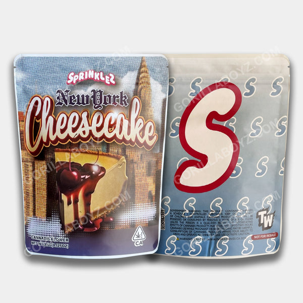 New York Cheesecake (Soft Sticker Material)  Mylar Bag 3.5 Grams