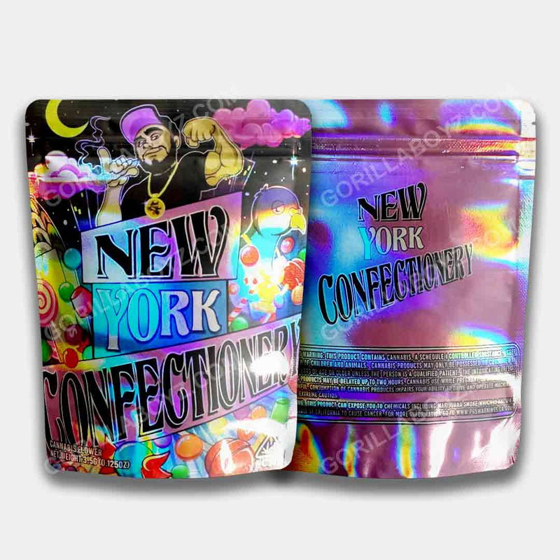 New York Confectionery Holographic mylar bags 3.5 grams
