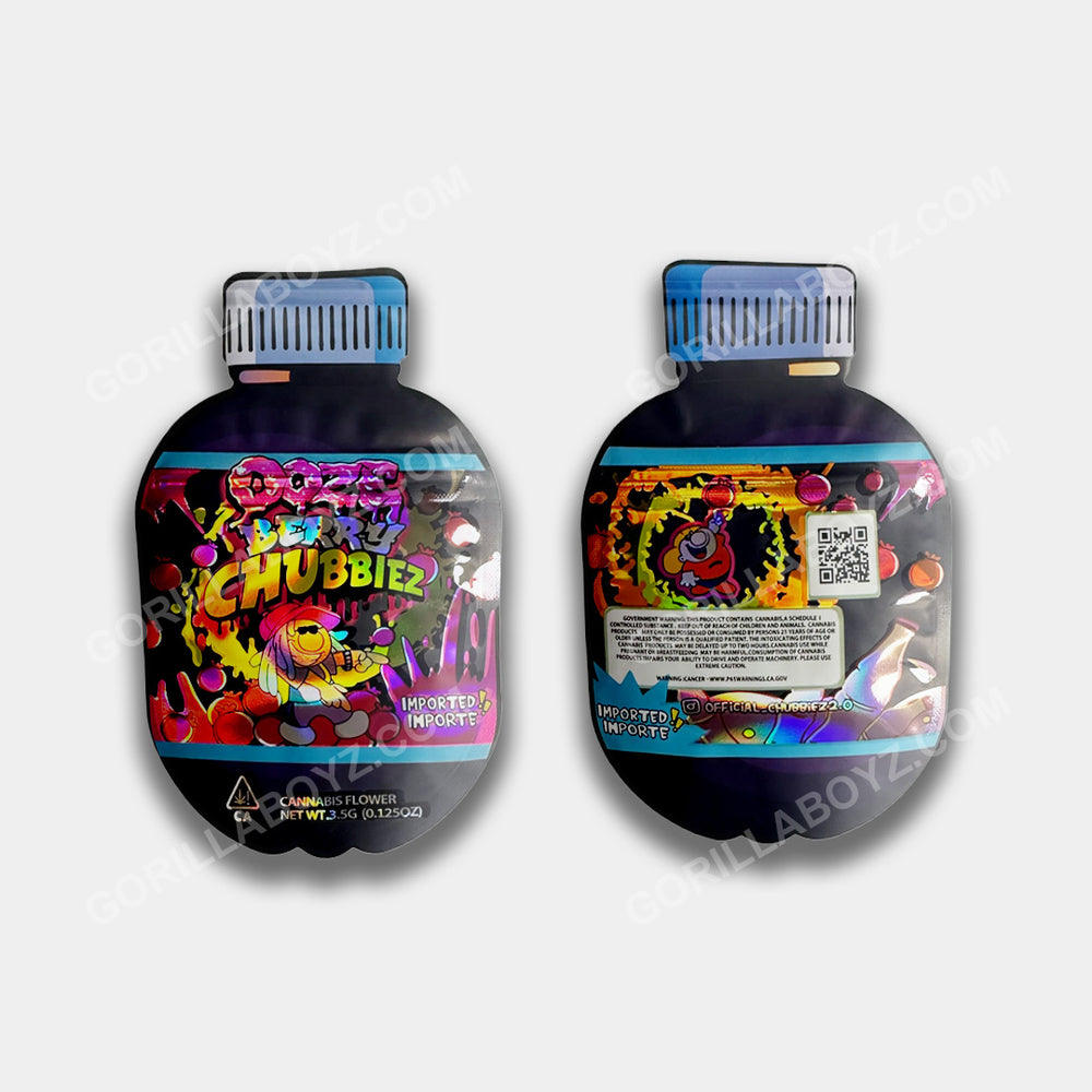 Ooze Berry Chubbiez Mylar Bag 3.5 Grams | Smell-Proof Ziplocks