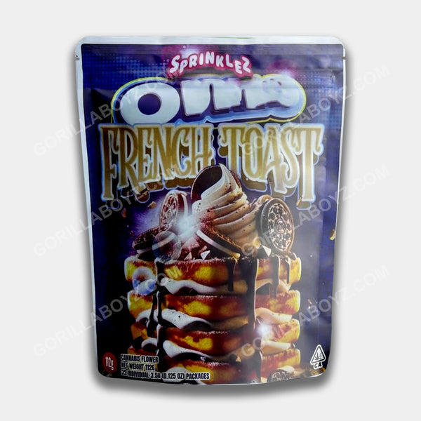 Sprinklez Or French Toast 1 Pound sticker Mylar Bag Net Weight 112G - 32 Individual 3.5G (0.125 OZ) Packages