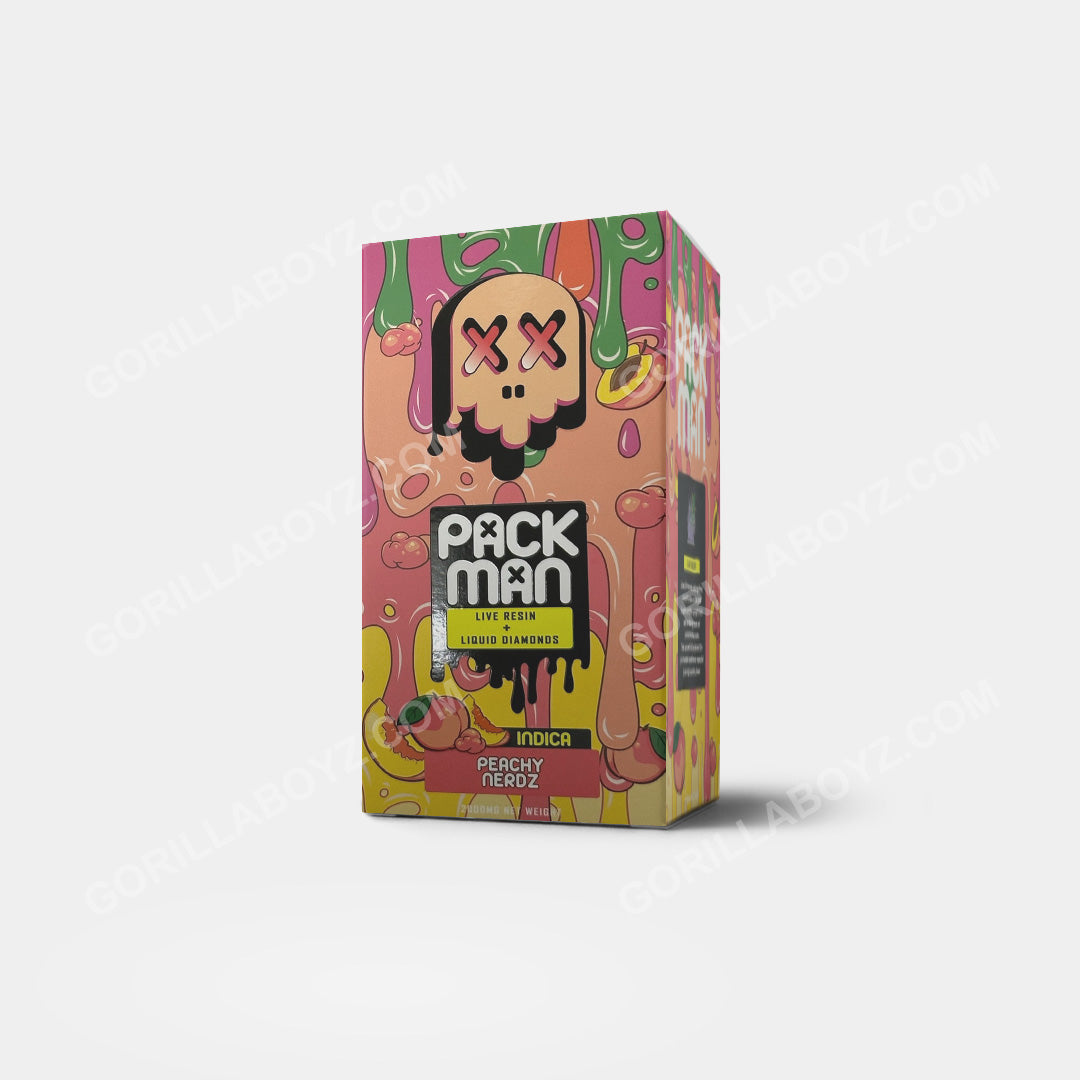 Packman Peachy Nerdz Empty Disposable Carts (Packaging) Gorilla Boyz Inc