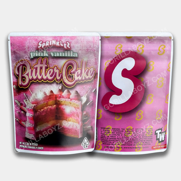 Pink Vanilla Butter Cake Mylar Bag 3.5 Grams