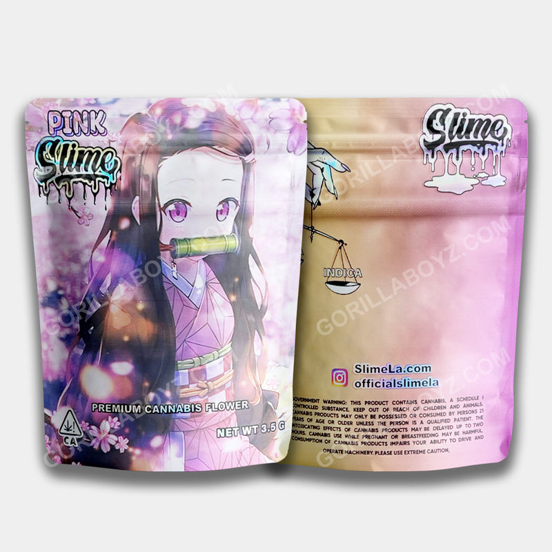 Pink Slime mylar bags 3.5 grams