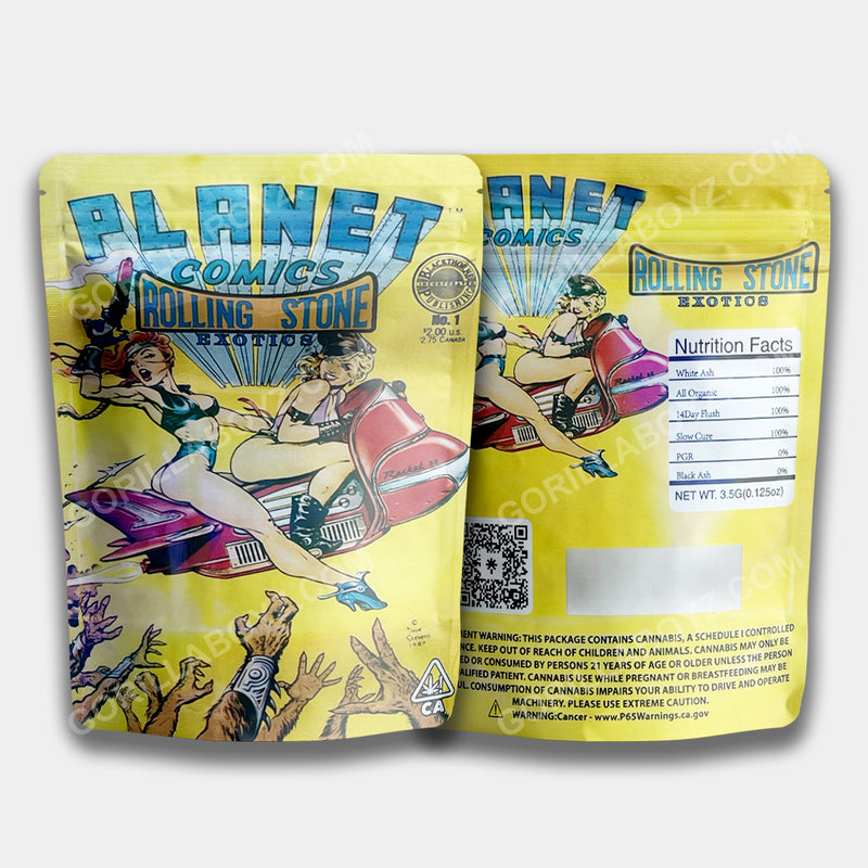 Planet Comics Mylar Bag 3.5 Grams