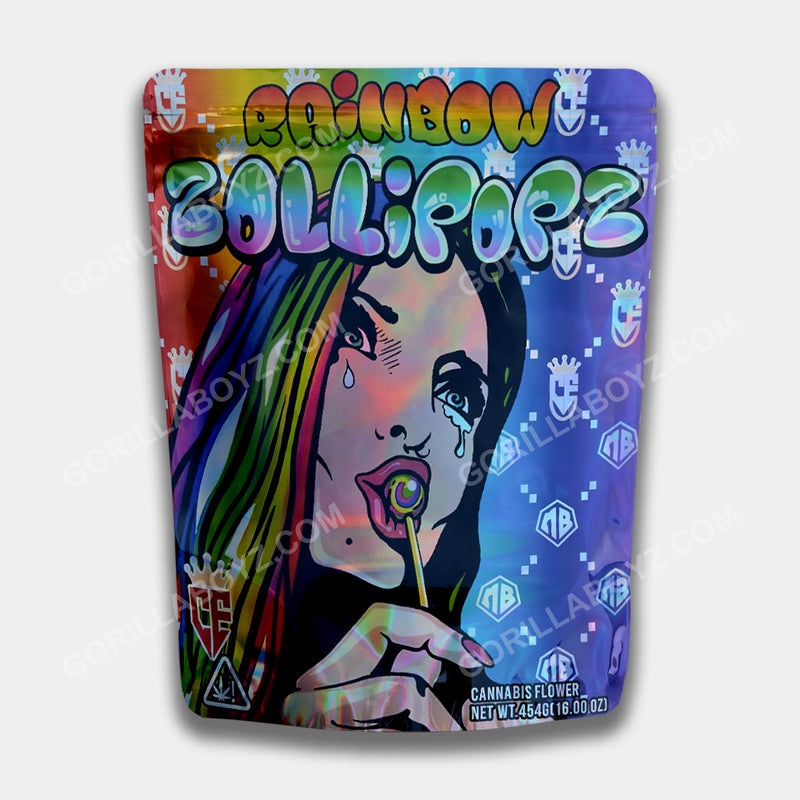 Rainbow Zollipopz 1 pound mylar bags