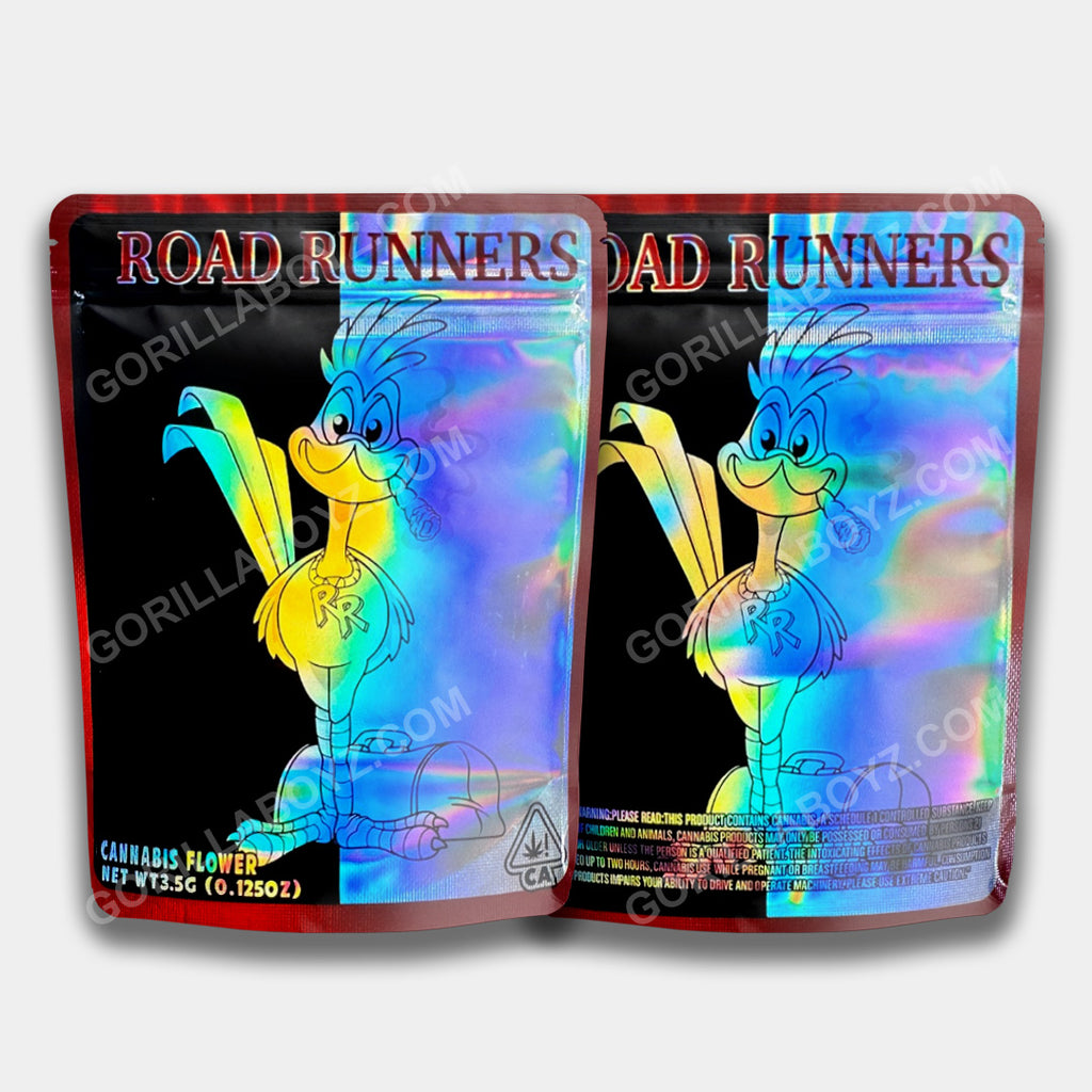 Road Runners Mylar Bag 3.5 Grams | Smell Proof Ziplocks – Gorilla