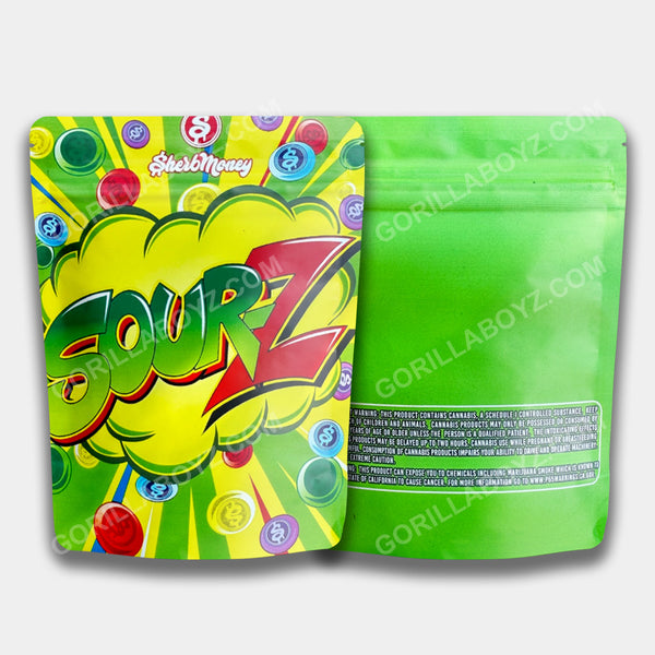 SourZ mylar bags 3.5 grams