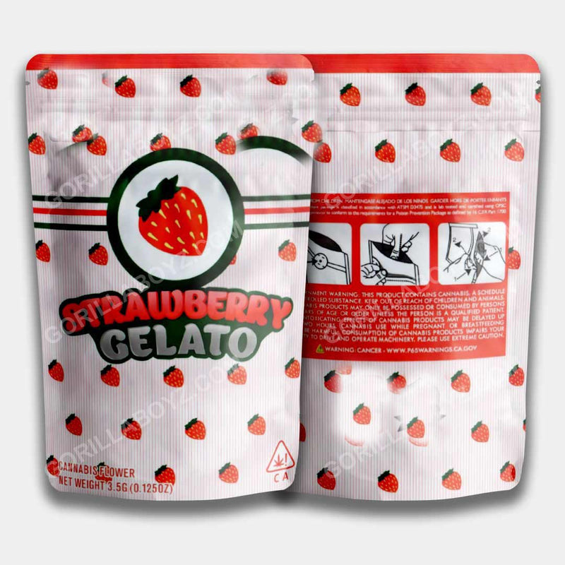 Strawberry Gelato Mylar Bag 3.5 Grams