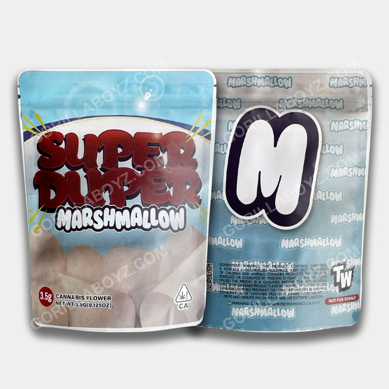 Super Duper Marshmallow mylar bags 3.5 grams