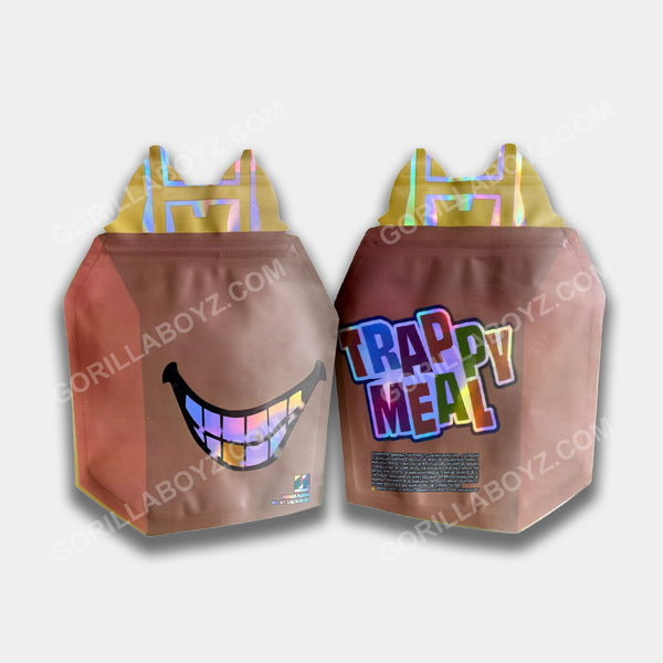 Trappy Meal Brown Mylar Bag 3.5 Grams