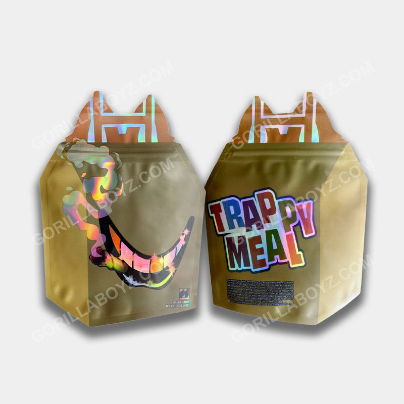 Trappy Meal Yellow Mylar Bag 3.5 Grams