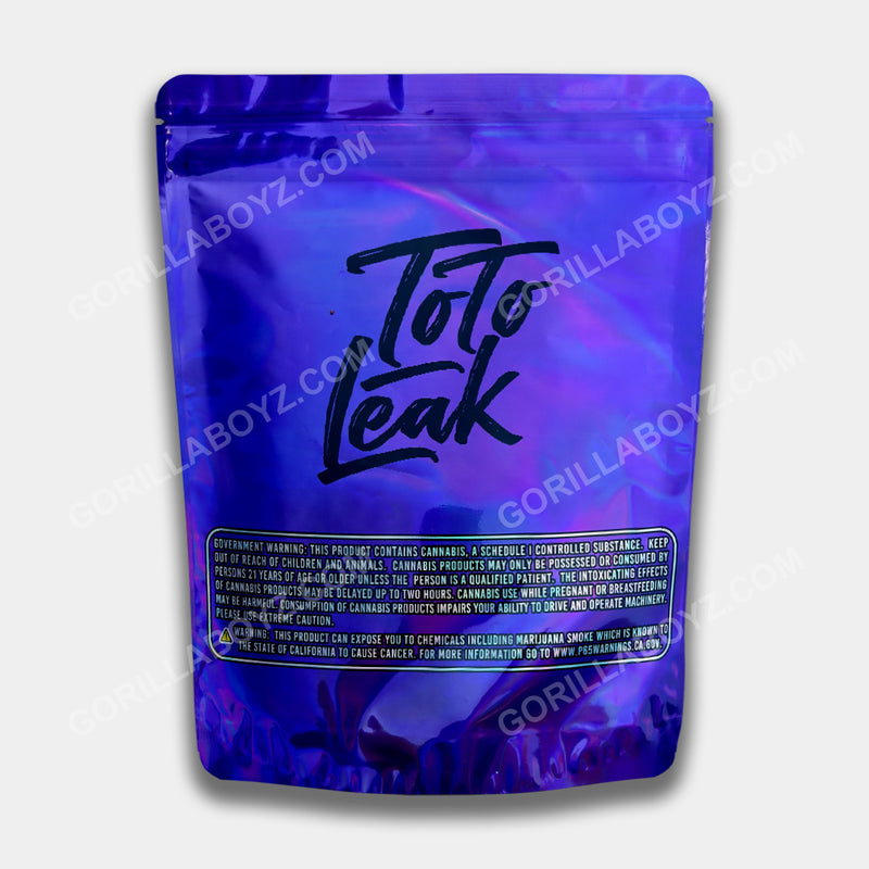 Toto Leak 16 oz mylar bags