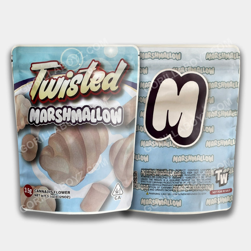 Twisted Marshmallow 3.5 gram mylar bags