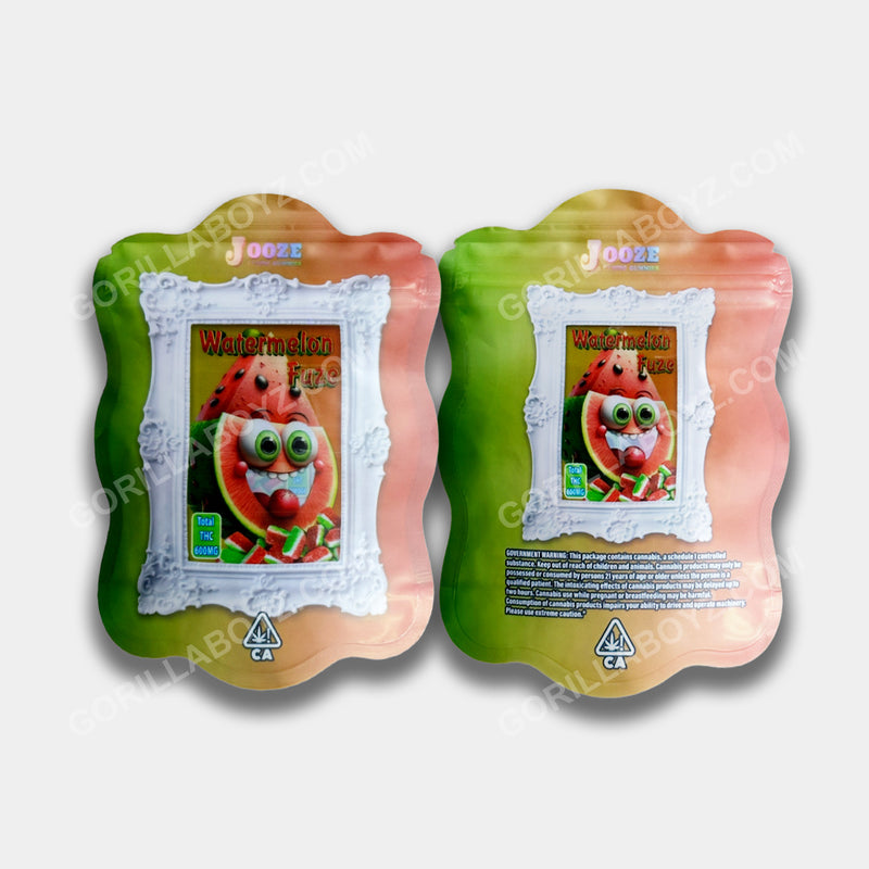 Watermelon Fuze mylar bags 600 mg