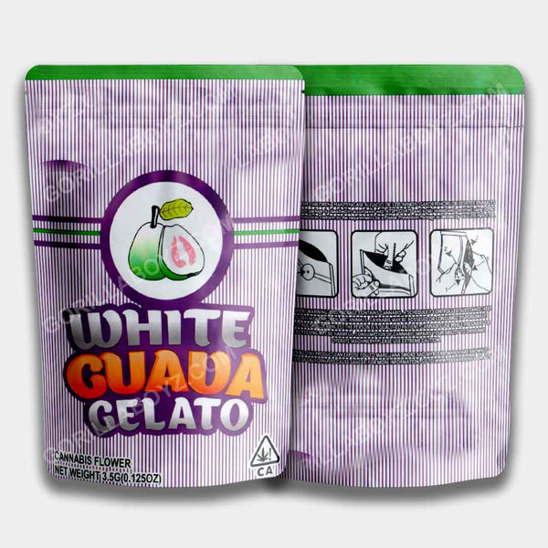 White Guava Gelato Mylar Bag 3.5 Grams