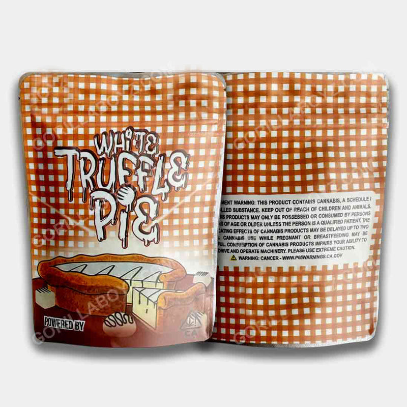 White Truffle Pie Mylar Bag 3.5 Grams
