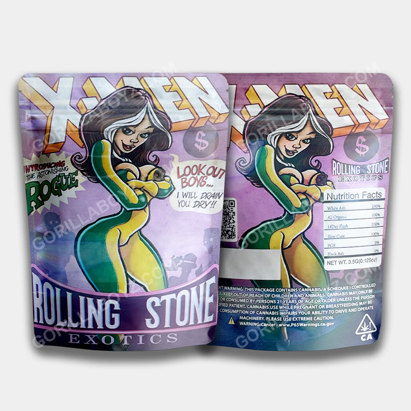 XMen mylar bags 3.5 grams