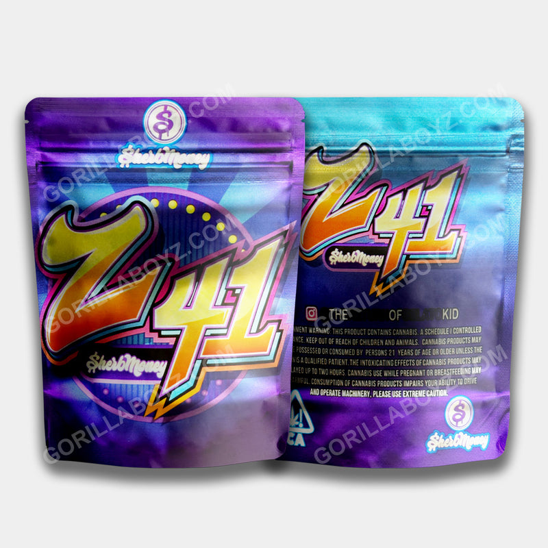 Z41 Holographic mylar bags 3.5 grams