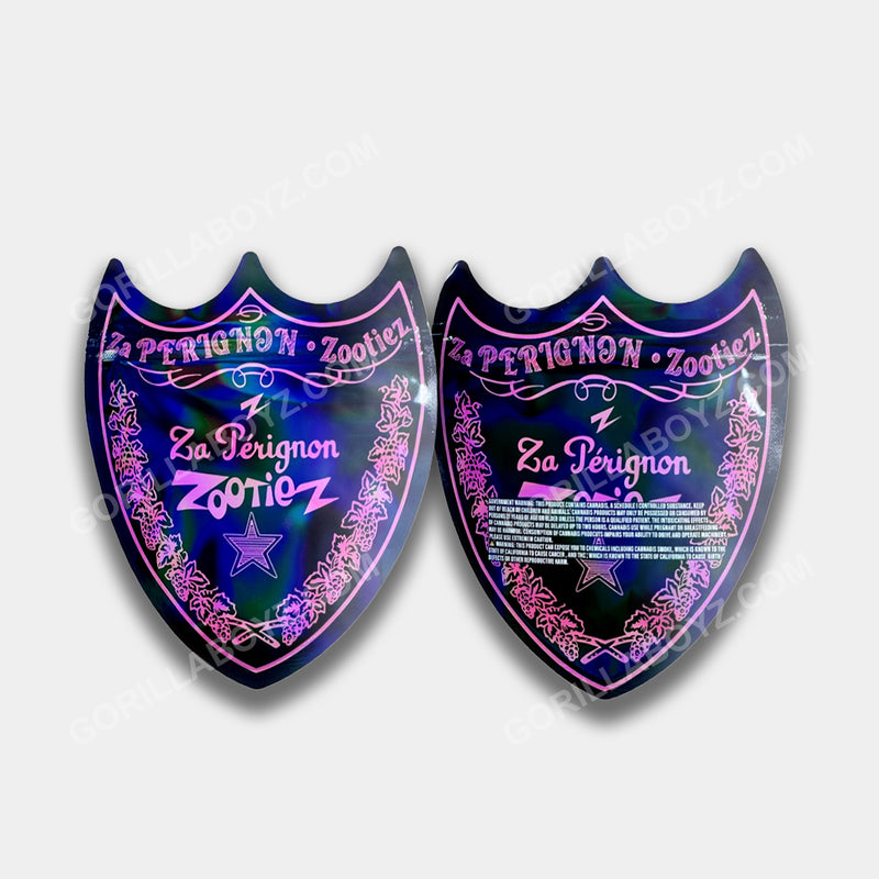 Za Perignon Zootiez mylar bags 3.5 grams