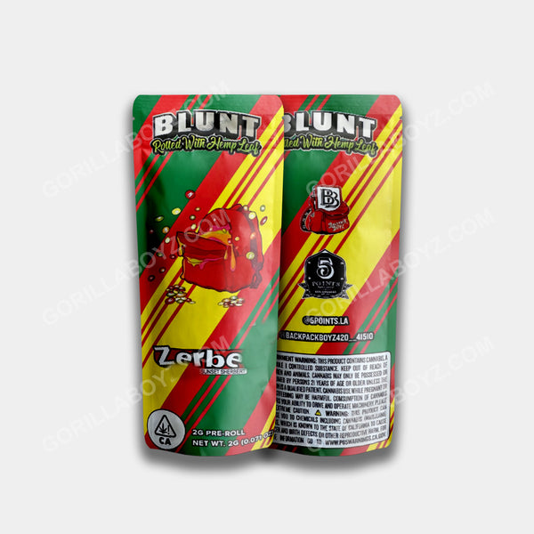 Zerber Pre roll packaging