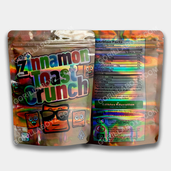 Zinnamon Toast Crunch mylar bags 600 mg