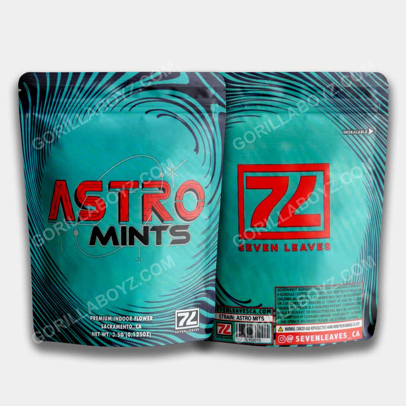 Astro Mints mylar bags 3.5 grams