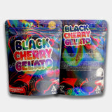 Black Cherry Gelato mylar bags 3.5 grams
