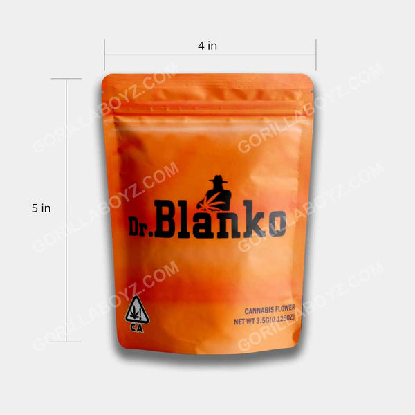Dr Blanko mylar bags 3.5 grams