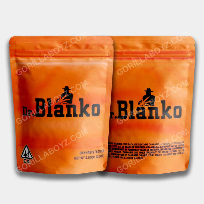 Dr Blanko mylar bag